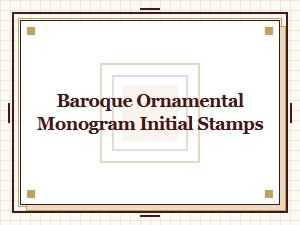 The Elegant Form of Baroque Initial Stamps