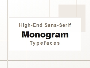 Crafting Elegant Monograms with Sans-Serif Typefaces